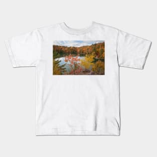 Overlooking Pink Lake Kids T-Shirt